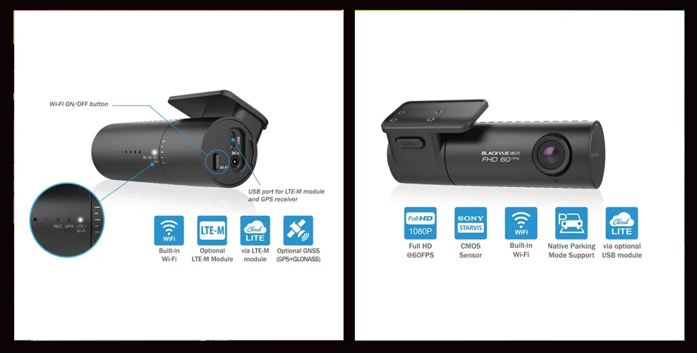 Blackvue DR590X-1CH Simple Full HD 60FPS Dash​cam