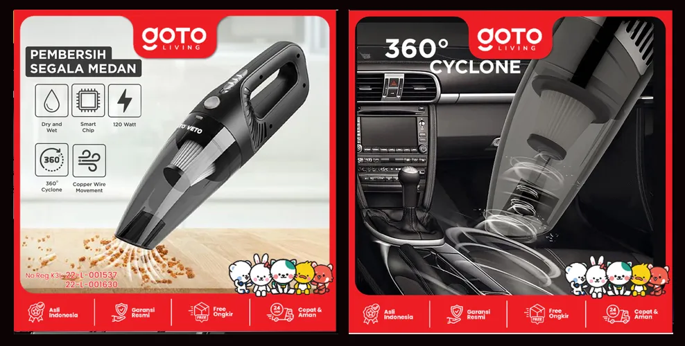 Vacuum Cleaner Portable Mobil